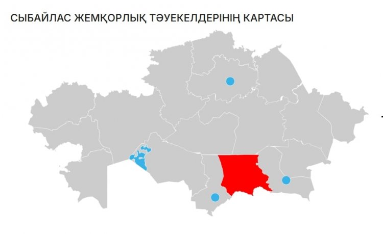 сыбайлас жемқорлық тәуекелдерінің картасы